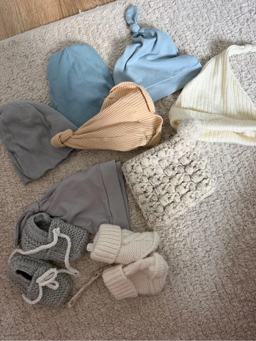 Neutral & Sage Baby Boy Clothing Bundle -Newborm